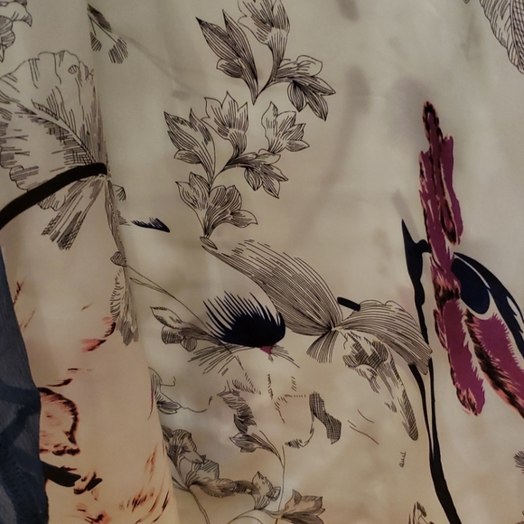 Navy blue long evening dress- XS - Picture 3 of 6